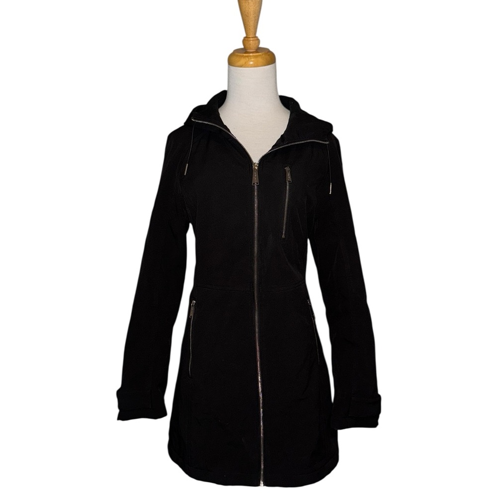 Calvin Klein Women’s Lightweight Waterproof Long Softshell Jacket – Size Small